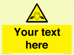 Custom Noise Hazard Sign